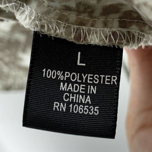 Snake Print Blouse Dolman 3/4 Sleeve Large - Picture 7 of 7